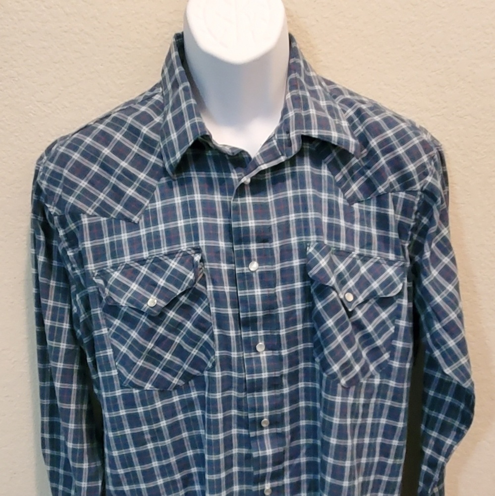 VTG Ruddock western pearl snap shirt MADE IN USA